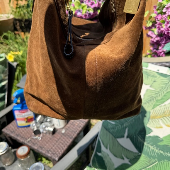 Vintage Coach Legacy XL Suede Duffle #9322 - Picture 12 of 14